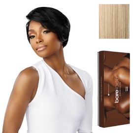 Sensationnel Bare Lace 13X6 Wigs - Unit 18 Lacefrontal Glueless Synthetic 180 Degree Preplucked Hairline (BEIGEBLONDE)