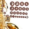 Sax Leather Pads, The Saxohone Leather Pads Replacement with 26pcs