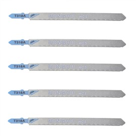 5PCS Jigsaw Blade Set T Shank Socket for Cutting Metal, Wood, PVC, and Plastic