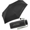 Benetton Pocket Umbrella Ultra Mini Flat Solid, Black-iceberg Green
