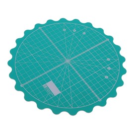 SHINEOFI 1Pc Fabric Rotating Cutting Mat Self Healing Round Rotary Board for Craft Projects Durable and Non Slip Design for DIY Quilting and Sewing