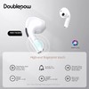 Doublepow LP40 Pro Wireless Earbuds, Bluetooth 5.3 Headphones with Microphone,