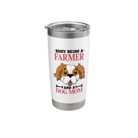Farmer Dog Lover for Farm Lover Farming Stainless Steel Insulated Tumbler