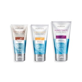 Esika Multicare Exfoliante Para Pies, Suavizante Para Pies y Humectante para Pies