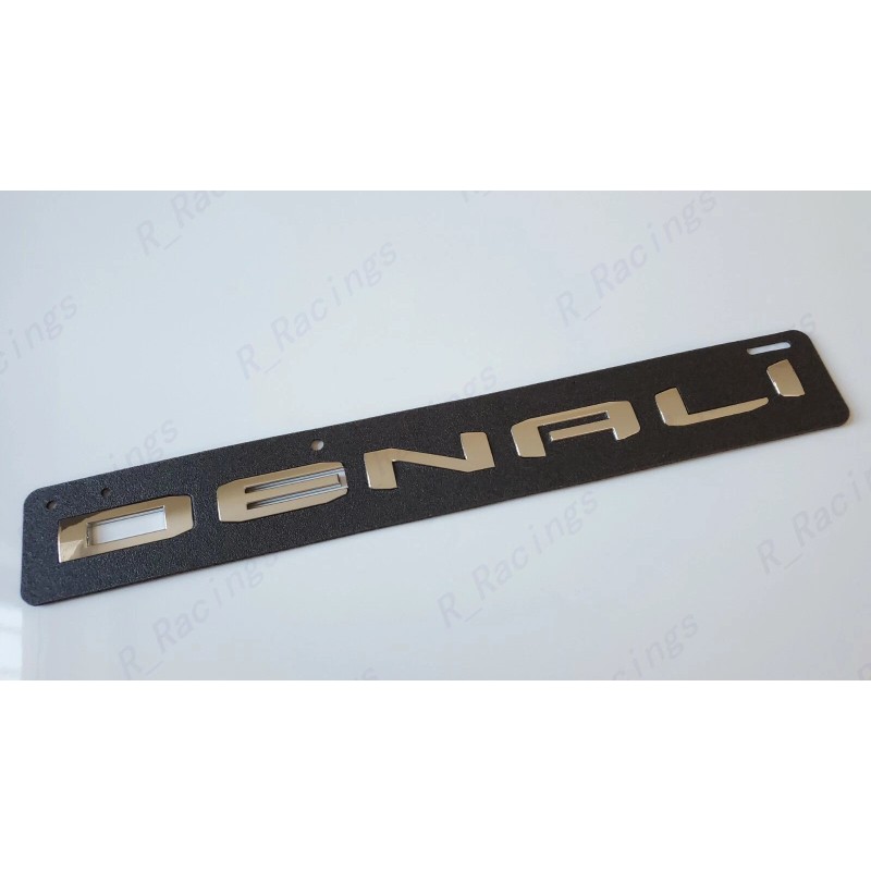 GMC 2pc Chrome Rear DENALI Sierra Emblems Letter GMC Sierra
