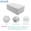 Heyiarbeit 1Pcs 263x185x60mm/10.35" x 7.28" x 2.36" ABS White Dustproof