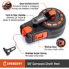 Crescent Lufkin 50' Compact Chalk Reel with Blue Chalk, CL50