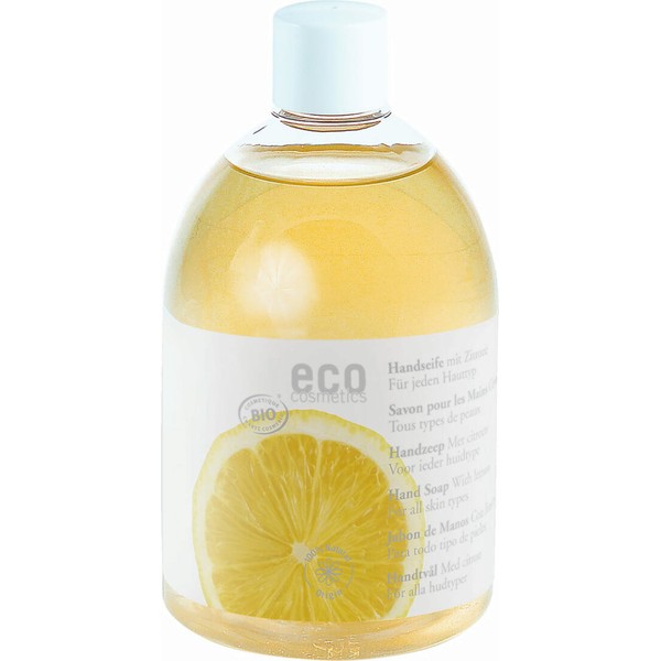 eco cosmetics Hand Soap with Lemon, Refill 500 ml