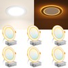 Amico 6 Pack 6 Inch 5CCT LED Recessed Ceiling Light