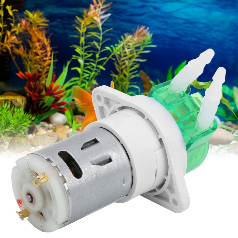 DC Peristaltic Liquid Mini Pump Dosing Water with Silicone Tube