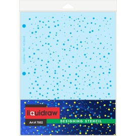 Liquidraw Design Stencils for Crafts, Layering Stencils Scrapbooking Flower Craft Painting Letter Stencil Template