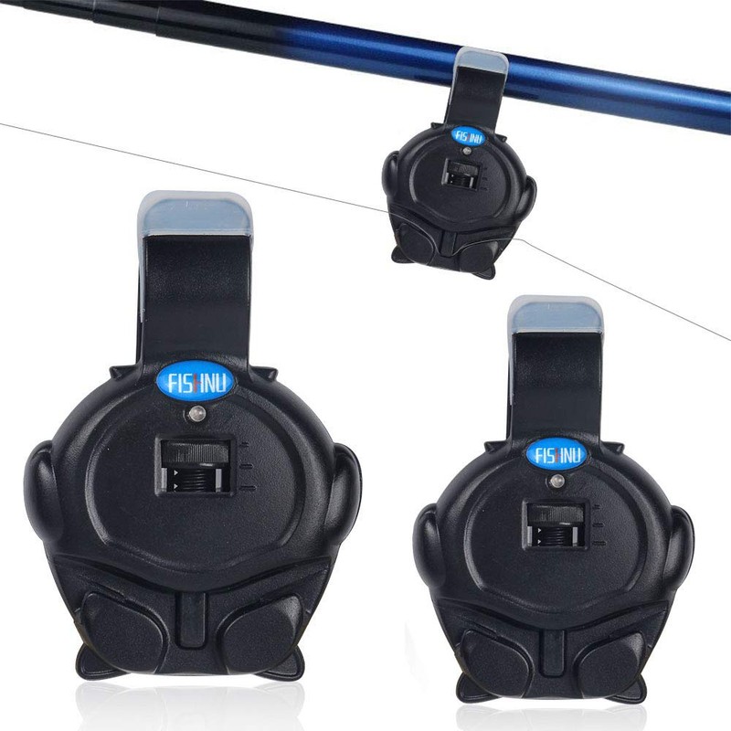 FISHNU Double Alarming Electronic Fishing Bite Alarm with LED Light