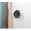 St. Leonhard Shower Clock: Bathroom Wall Clock with LCD Thermometer,