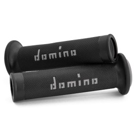 G2 by Domino Moto GP Grips for 7/8" (22mm) Handlebar (Pair) (Black/Gray)