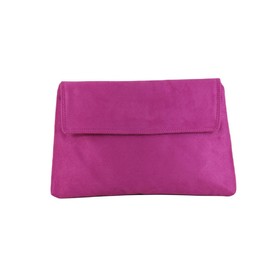 LONI Charming Faux Suede Clutch Shoulder Bag