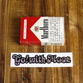 mu-naizu Sticker Mooneyes Prism Go. with Moon Size Small _ SC – dm172s – Mon