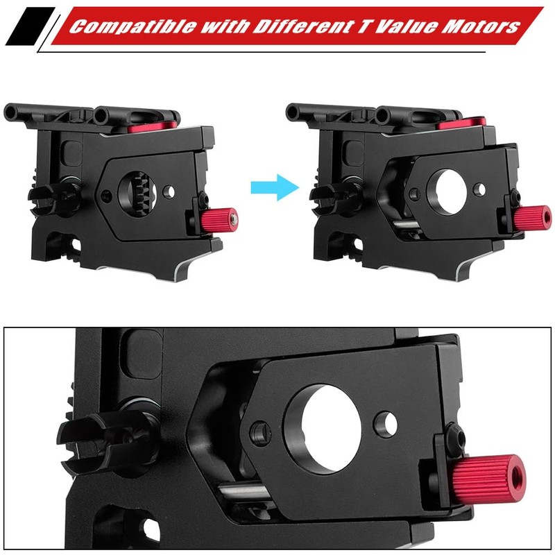 GLOBACT Steel 50T Center Diff Set Differential with Sliding Motor