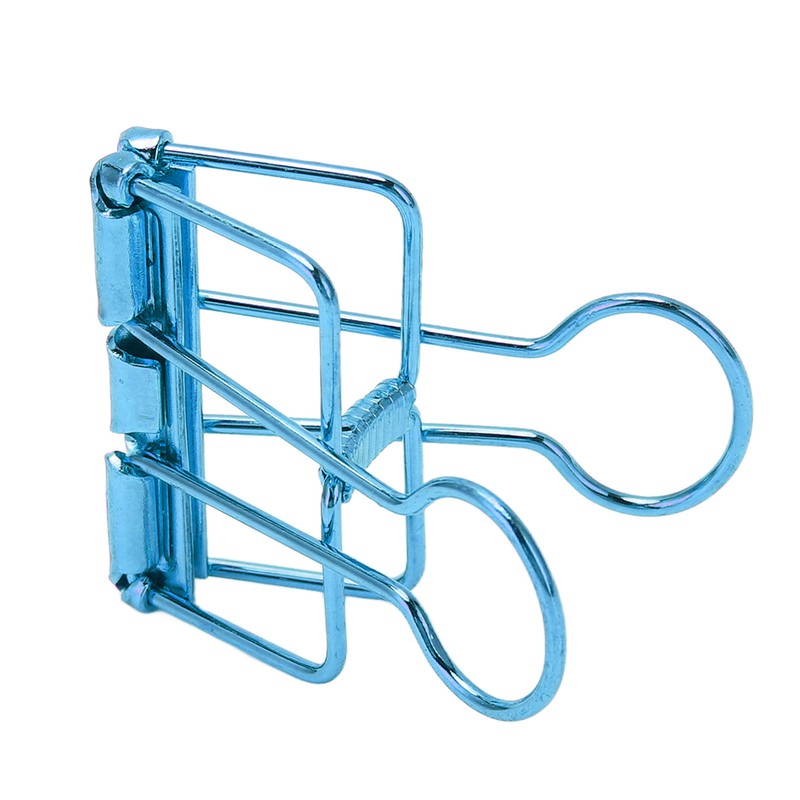 50Pcs Hollow Binder Clips Metal Paper Binder Clips for Documents