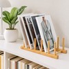 Bamboo Dish Drying Rack for Kitchen Countertop Organization – Reusable