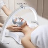 29in Half Moon Light for Nail Desk, Foldable Nail Light
