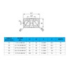 Tubeclo 12MM Twin Series Clamp, Polypropylene with Galv Plated Steel