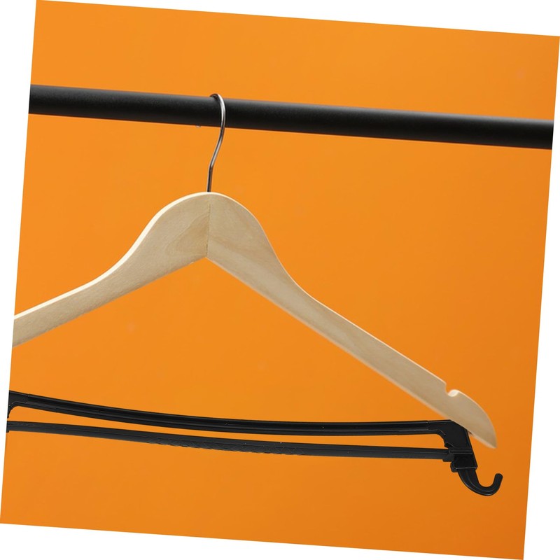 BUGUUYO 10pcs Clothes Hanger Cross Bars Non Slip Hanging Pant