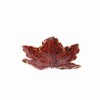 GALLERIE II Red Leaf Plate Red