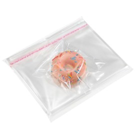 RONSBILL 400 PCS 4x5 Inches Thick 3.2Mil Clear Self Sealing Cellophane Bags Cookie Bags Self Adhesive Resealable Cellophane Bag for Packaging Cookies Party Favors Candy Gifts