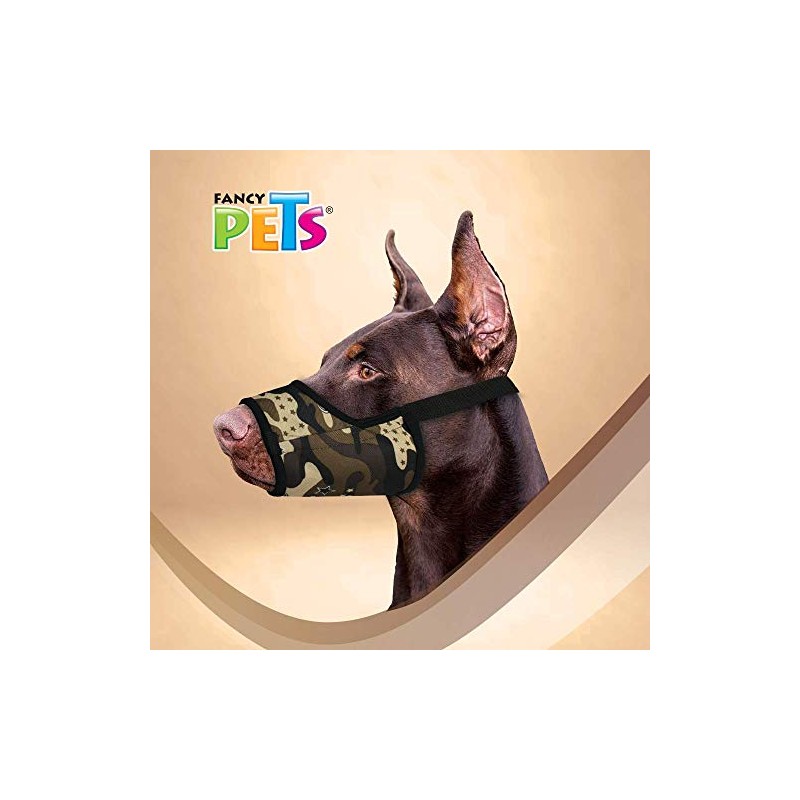 Fancy Pets Bozal con Forro de Malla GDE para Perros