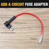 Gebildet 4pcs 12V-24V Add-a-Circuit Micro2 Fuse Tap, Piggy Back Blade