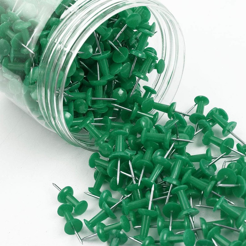 sourcing map 500 Pcs 3/8 Inch Map Push Pins Thumb