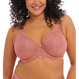 Elomi Women's Plus Size Priya Underwire Plunge Bra, Rosegold, 42H