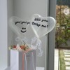 GOODCHI MARRY ME Proposal Balloons, Decorating Set, Transparent Color Balloons,