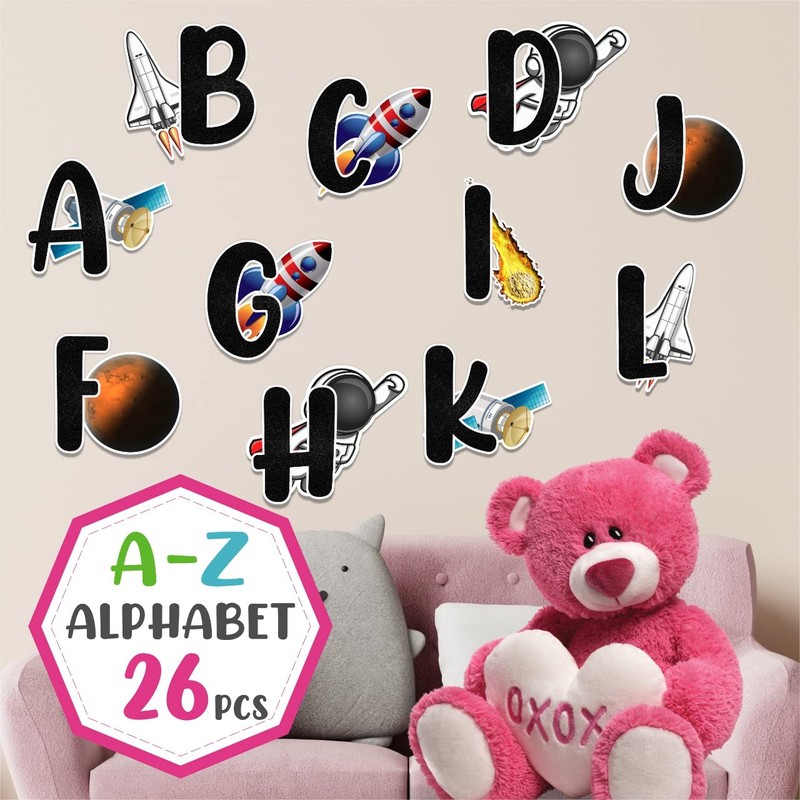 Seyal® Space Astronaut A - Z Alphabet Wall Sticker