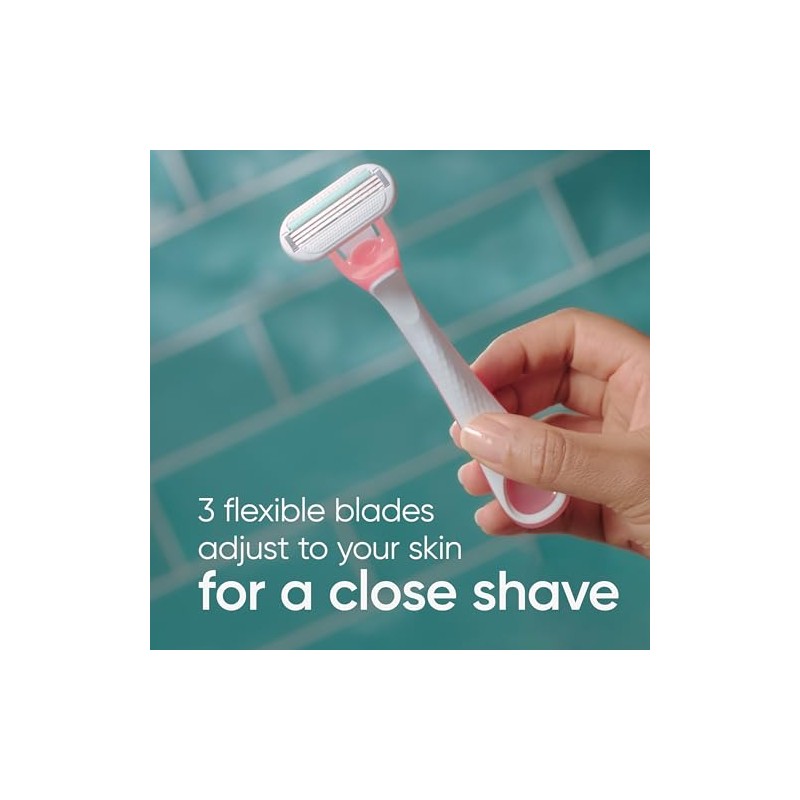 Gillette Venus Sensitive - Maquinillas de afeitar desechables para mujer,