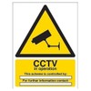 V Safety CCTV In Operation For The Purpose Sign -