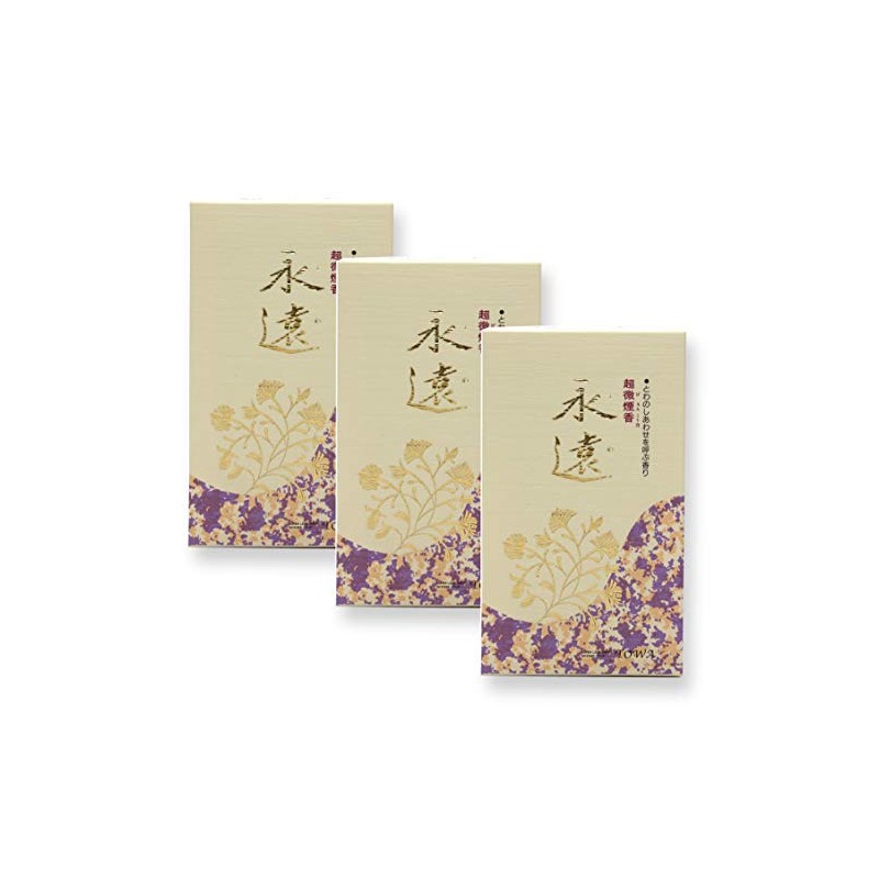 Eternity, Floral and Refreshing Scent, 3 Boxes, Almost No Smoke,