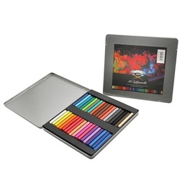 Paintersisters® Soft Pastel Chalk Set - 36 & 72 Metal Box, High Quality Pigmentation, Artist Quality (36)