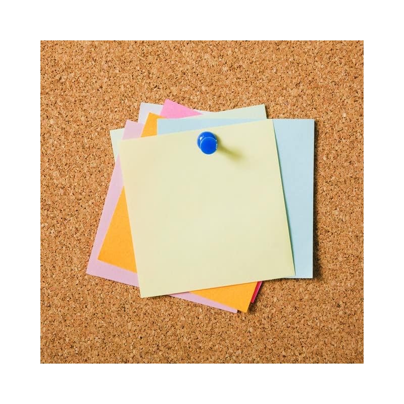 WE-STOCK Cork Notice Board with Wooden Frame - 20 x