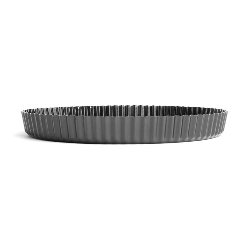 Vogue DB568 Non Stick Quiche Tin Loose Base - 300mm