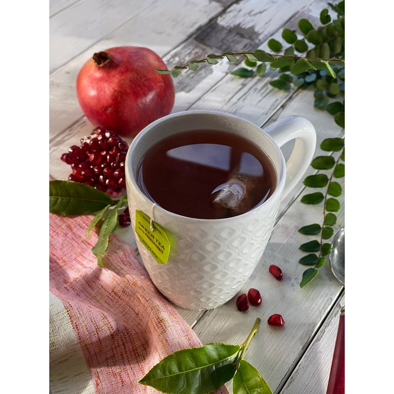 Bigelow Tea Green Tea with Pomegranate, Caffeinated Tea with Pomegranate,