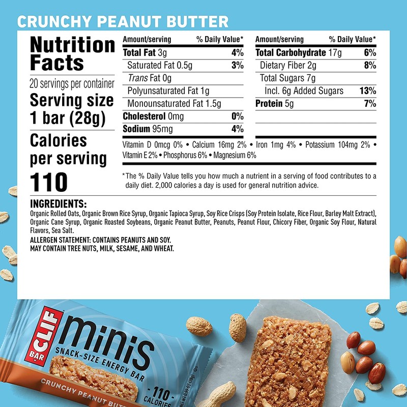 CLIF BAR Minis - Mixed Selection Box - 15 Bars