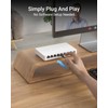 BrosTrend 8-Port 2.5G Network Switch, Multi-Gigabit Unmanaged Ethernet Switch, Plug