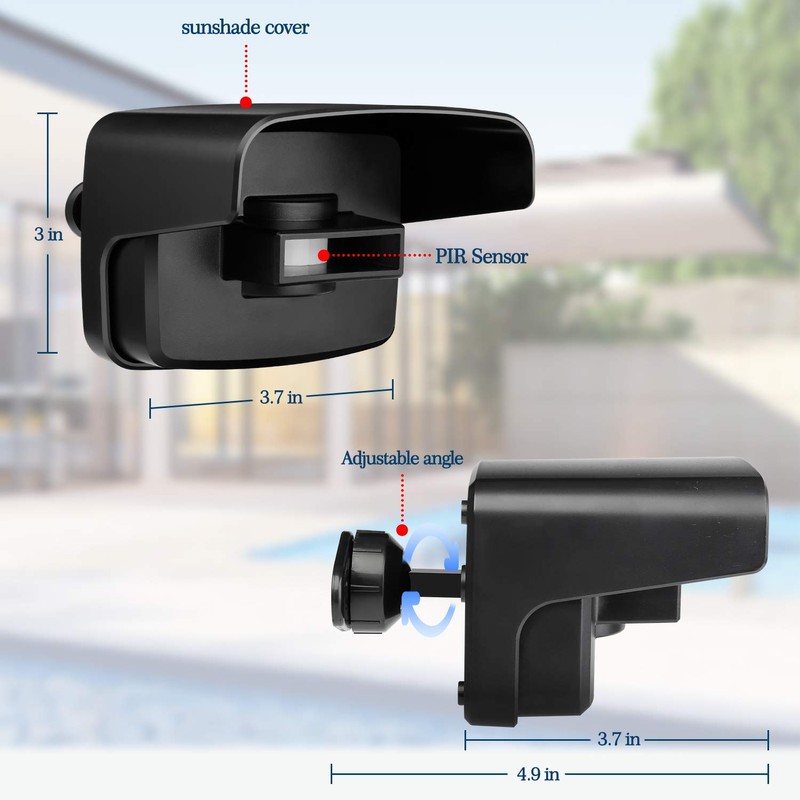 Motion Sensor with Driveway Alarm Sensor, Driveway Alarm Detector, Motion