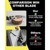 15-Inch Japanese Teeth Reciprocating Saw Blades 4PCS, DARTOTEK Curved Edge