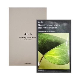Abib Gum Sticker Sheet Mask, 1 Sheet (New) 10 ea_MZ / 아비브 껌딱지 시트 마스크 어성초 스티커 1매(신형) 10개MZ