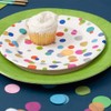 Caspari Confetti Brights Paper Salad & Dessert Plates - Pack