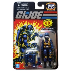 G.I. JOE Hasbro 25th Anniversary 3 3/4" Wave 4 Action Figure Cobra Air Trooper [Elite Infantry]