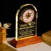 YWHL 40th Wedding Anniversary Clock Gifts for Parents, 40 Years