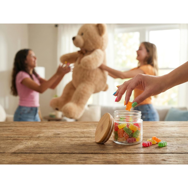 Smarty Stop Gummy Bear (Sour Neon Bear, 1 Pound (Pack